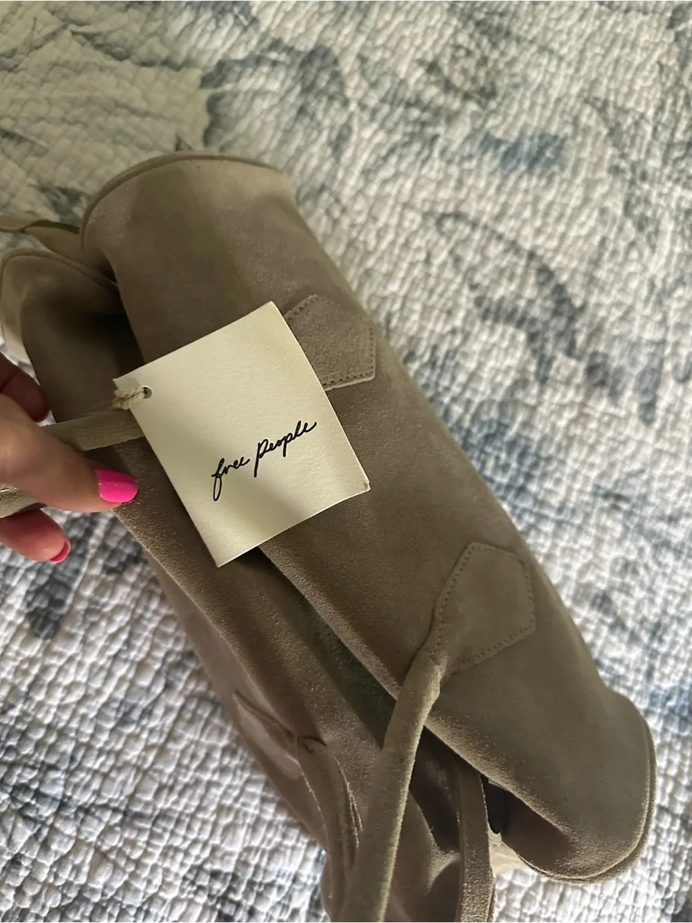 Free People Taupe Handbag - Picture 3 of 4